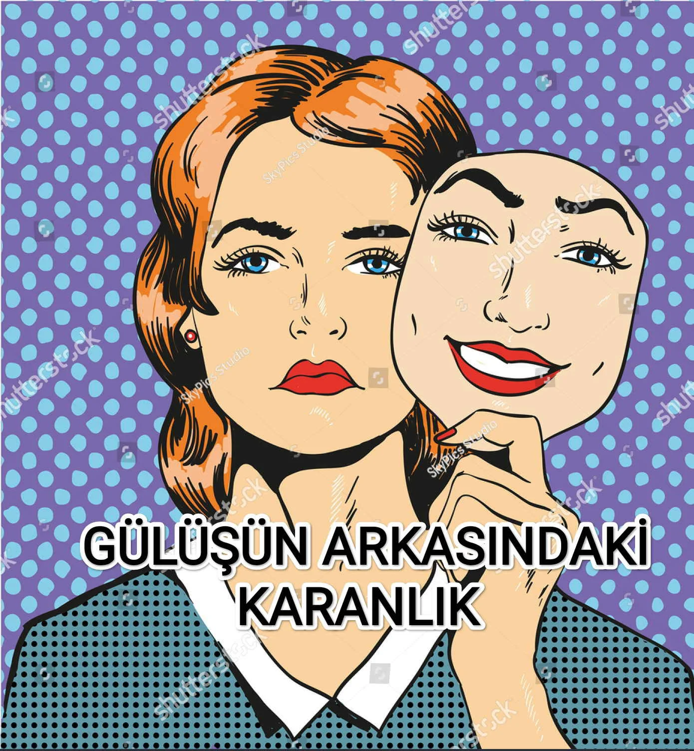 GÜLÜŞÜN ARKASINDAKİ KARANLIK kitap kapağı