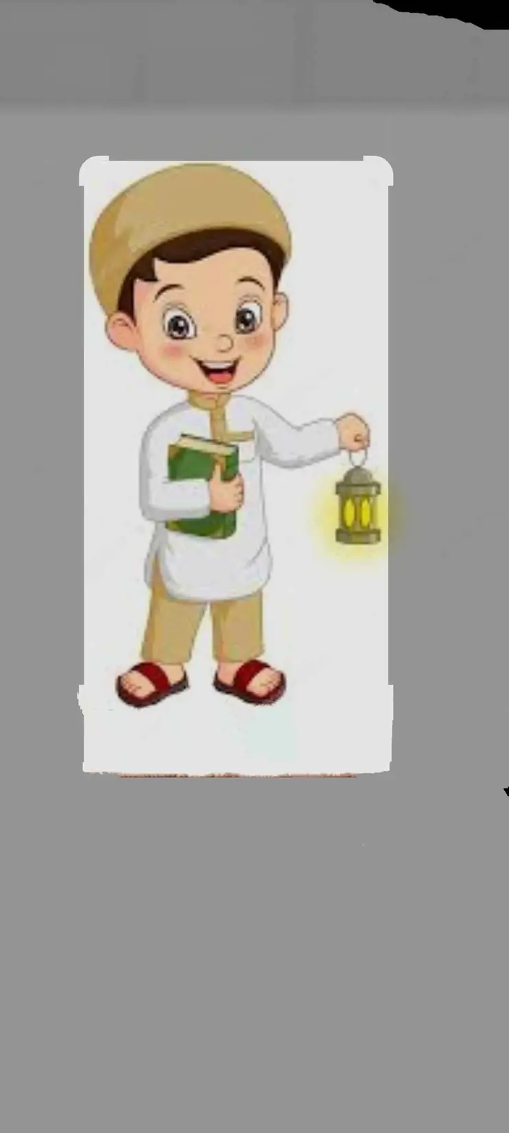 Oruçlu çocuk kitap kapağı