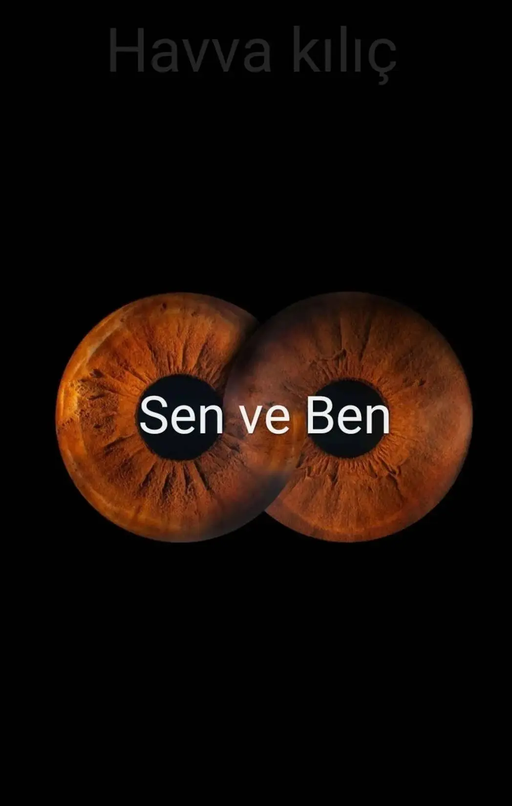 Sen ve ben kitap kapağı