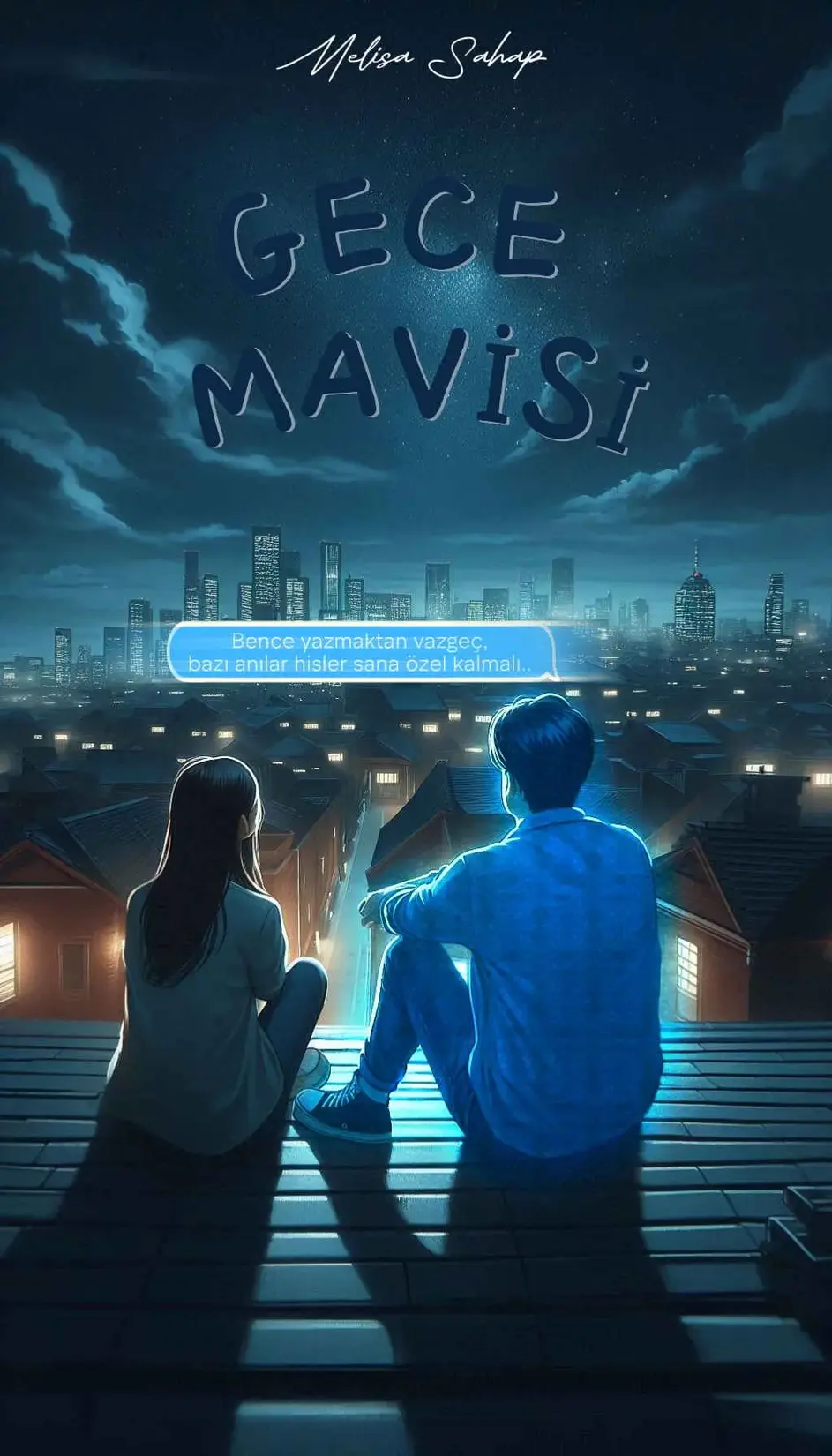 GECE MAVİSİ kitap kapağı