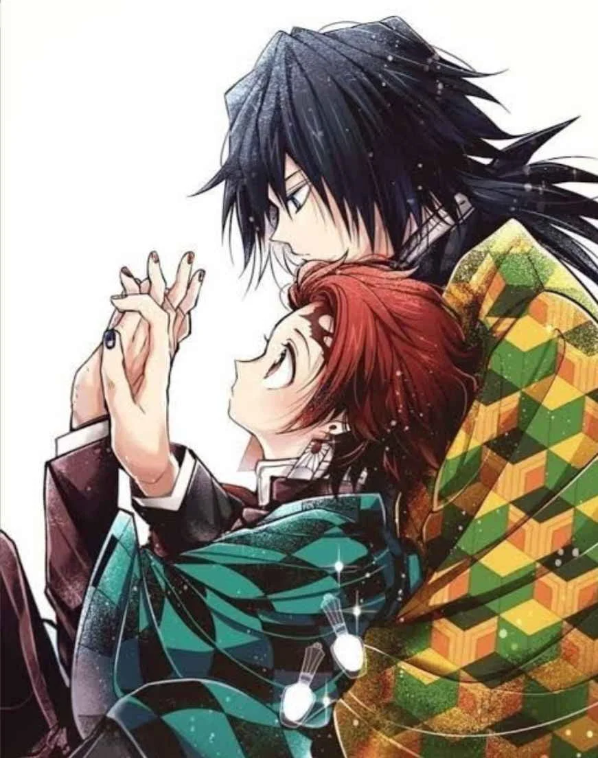 Tanjiro x giyuu kitap kapağı