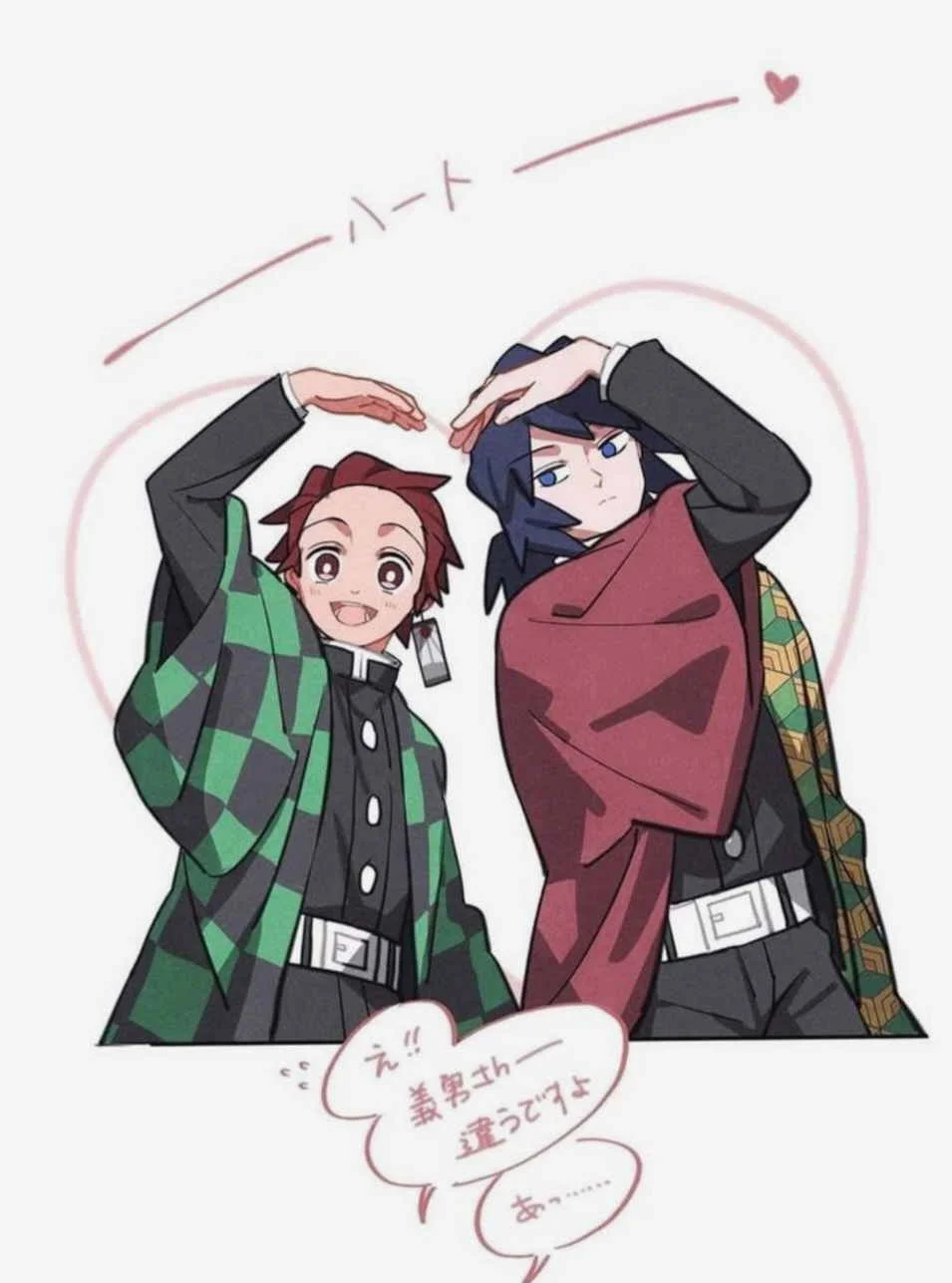 Tanjiro x giyuu kitap kapağı