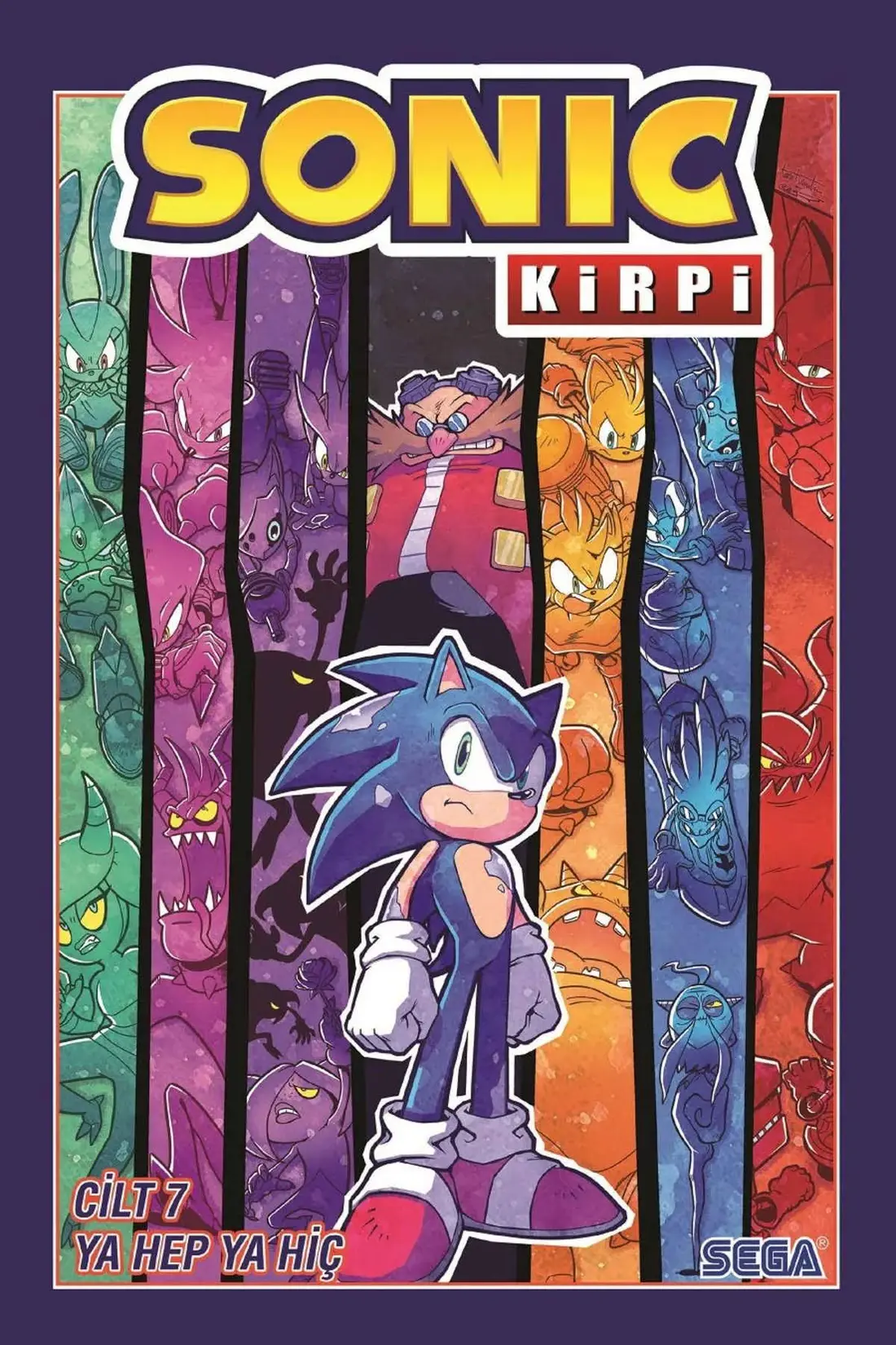 Sonic the Hedgehog 1 kitap kapağı