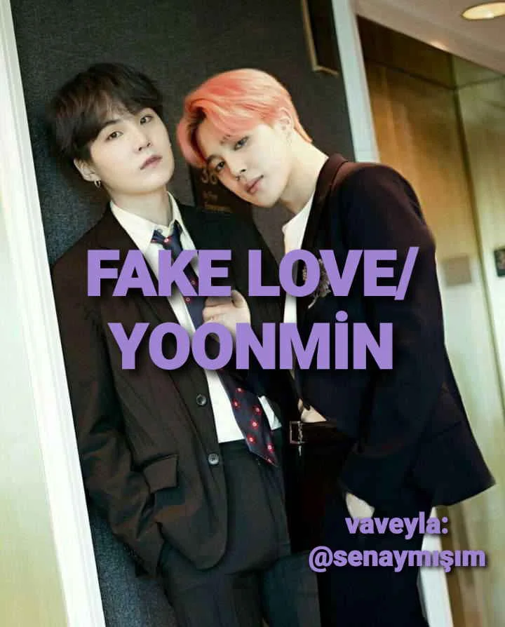 FAKE LOVE/YOONMİN kitap kapağı