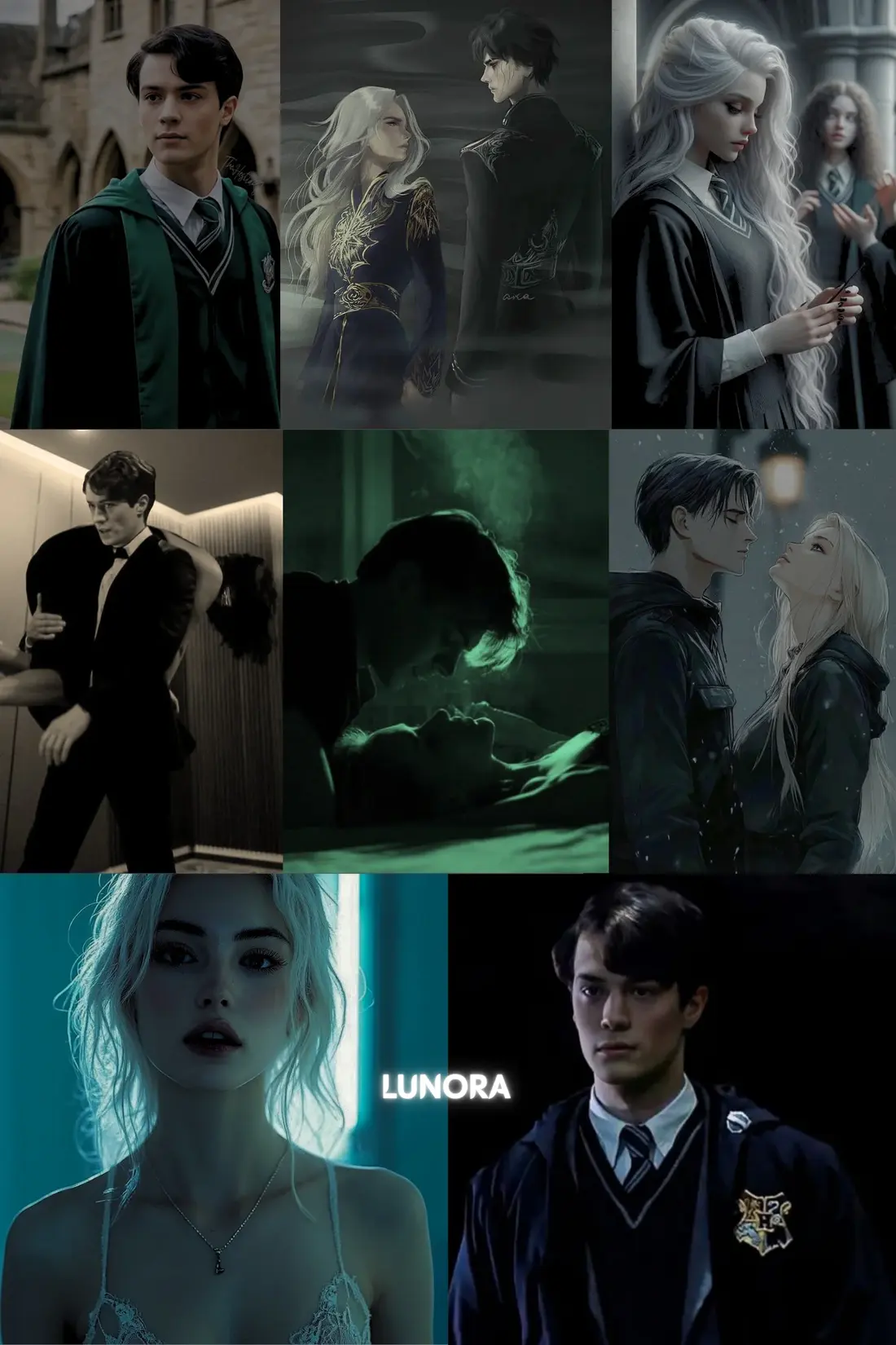 Tom Riddle&Alin Carter kitap kapağı