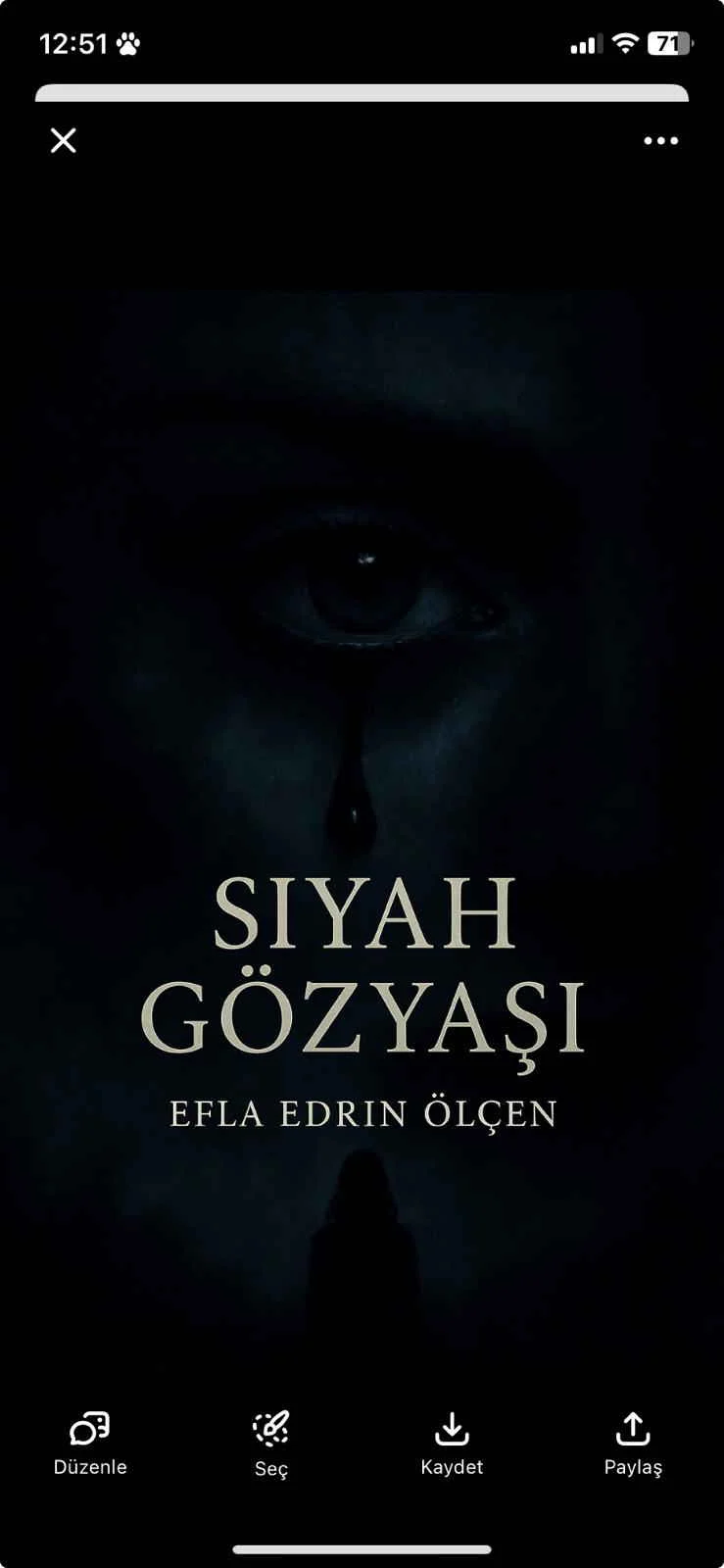 SİYAH GÖZ YAŞI kitap kapağı
