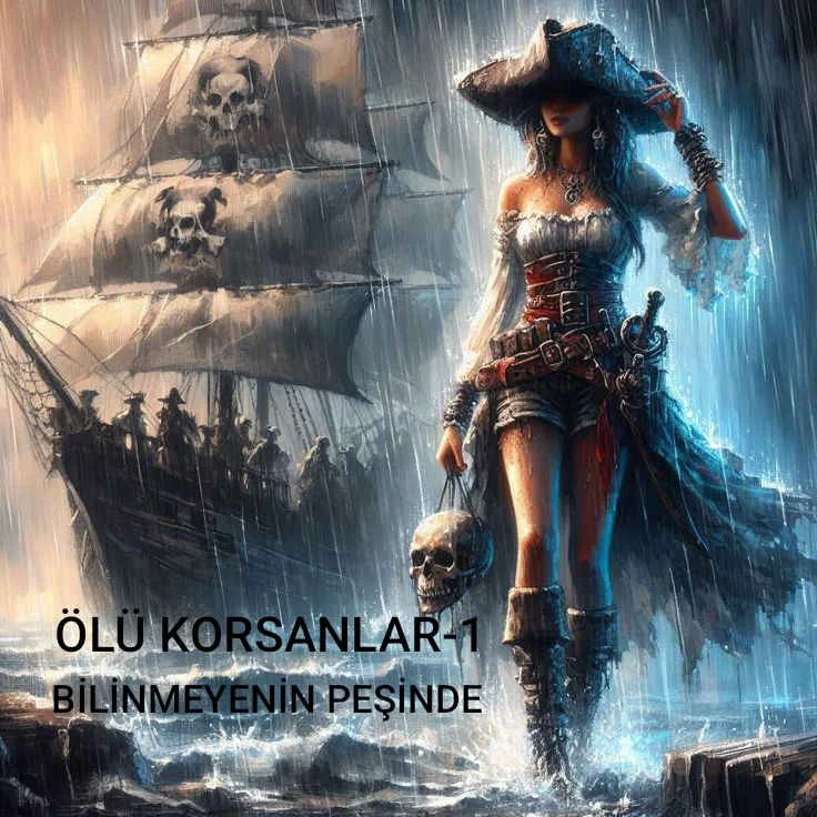 ÖLÜ KORSANLAR -1  BİLİNMEYENİN PEŞİNDE kitap kapağı