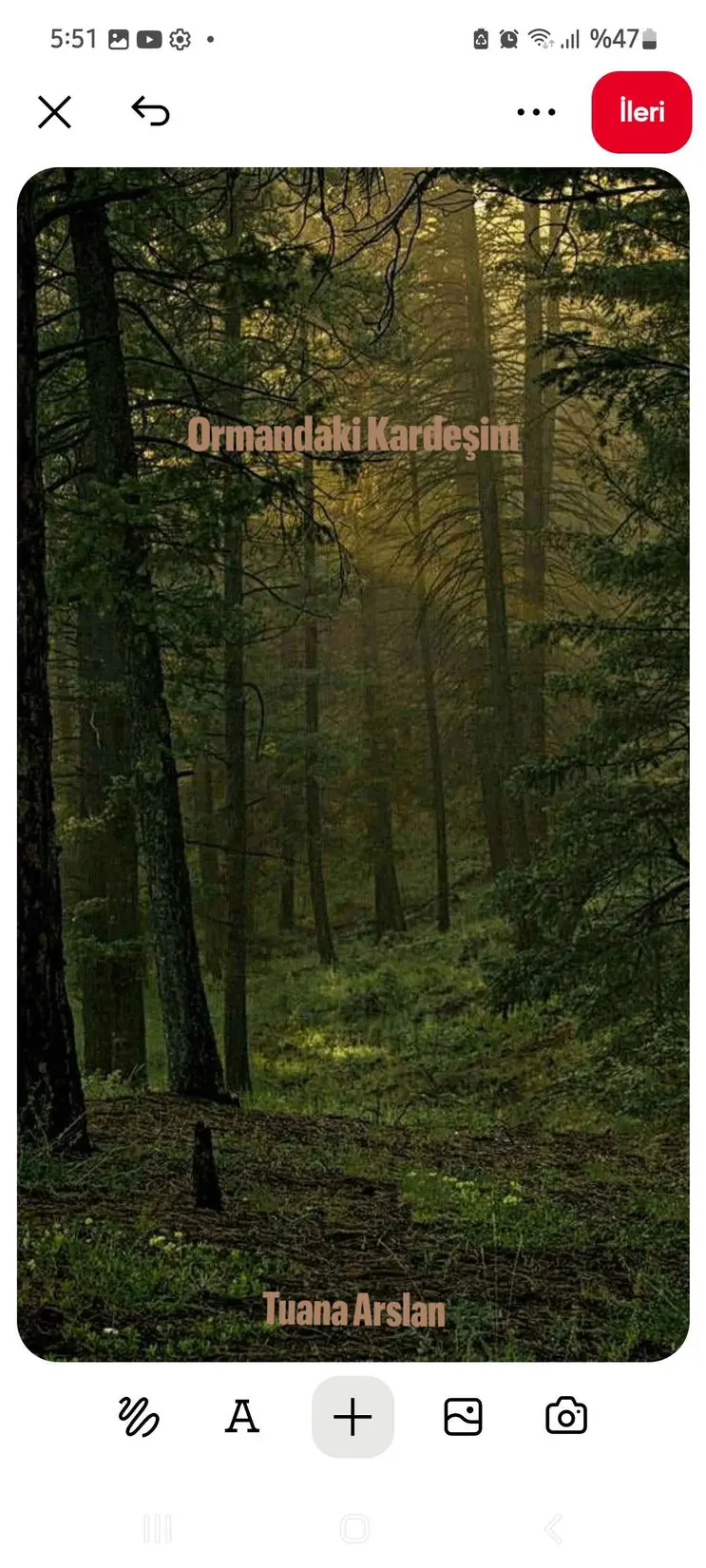 Ormandaki kardeşim kitap kapağı