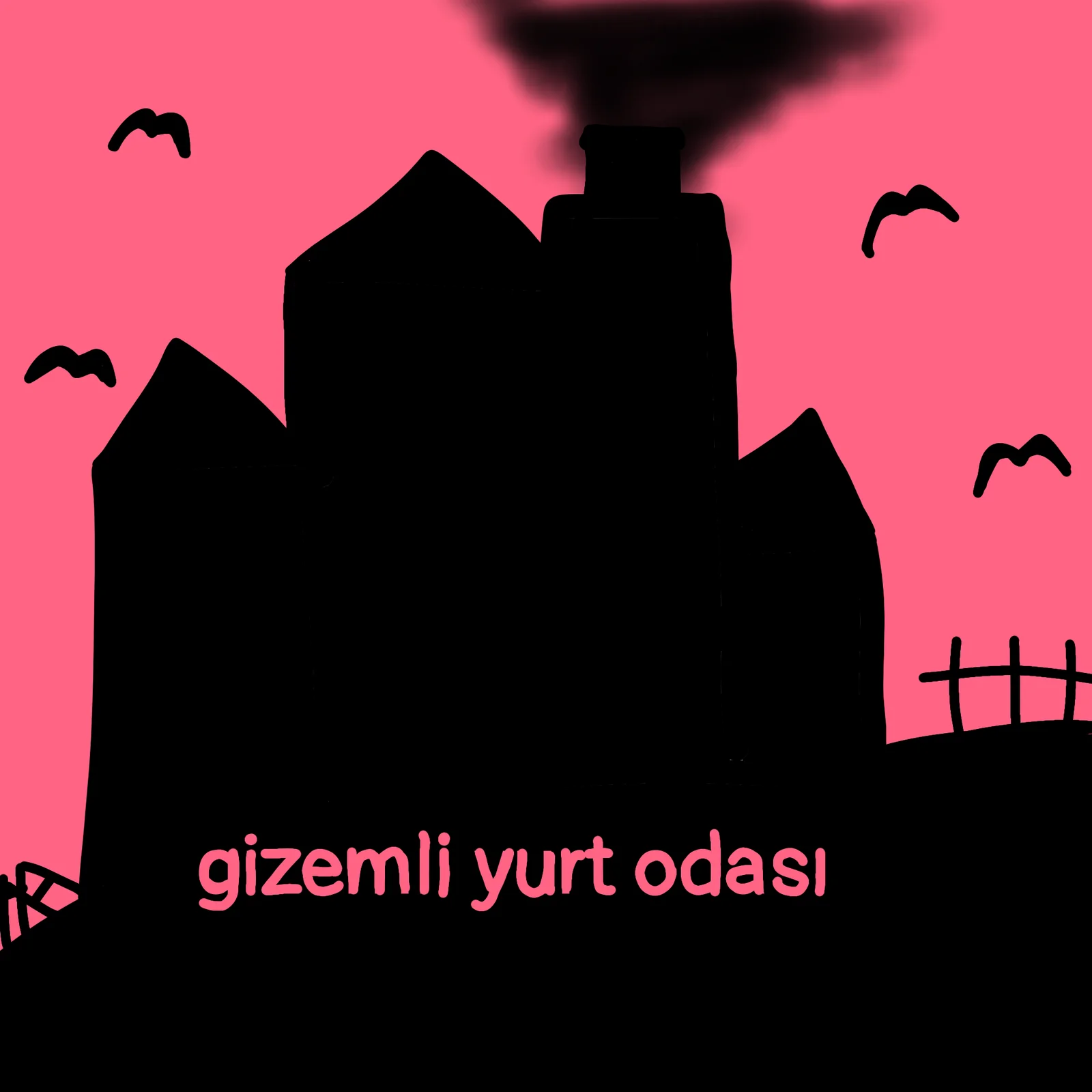 Gizemli yurt odası kitap kapağı