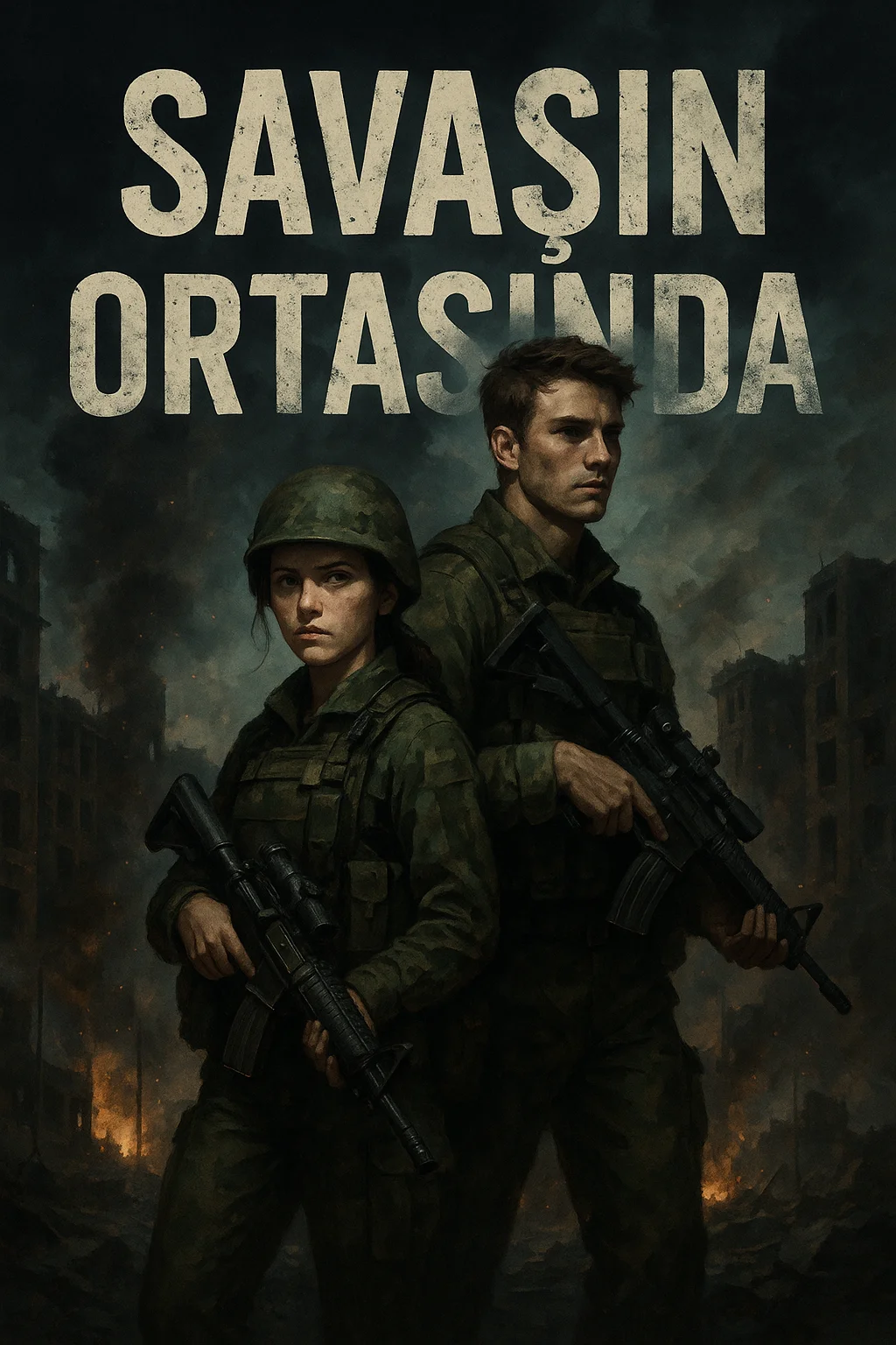 Savaş'ın Ortasında kitap kapağı