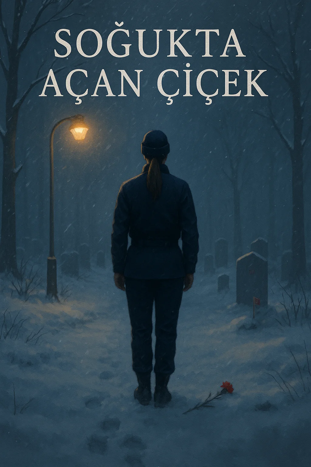 Soğukta açan çiçek kitap kapağı