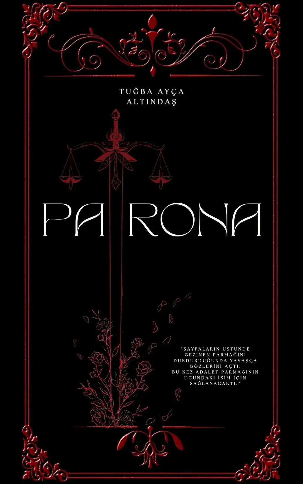 PATRONA -İntikamın Doğuşu- kitap kapağı