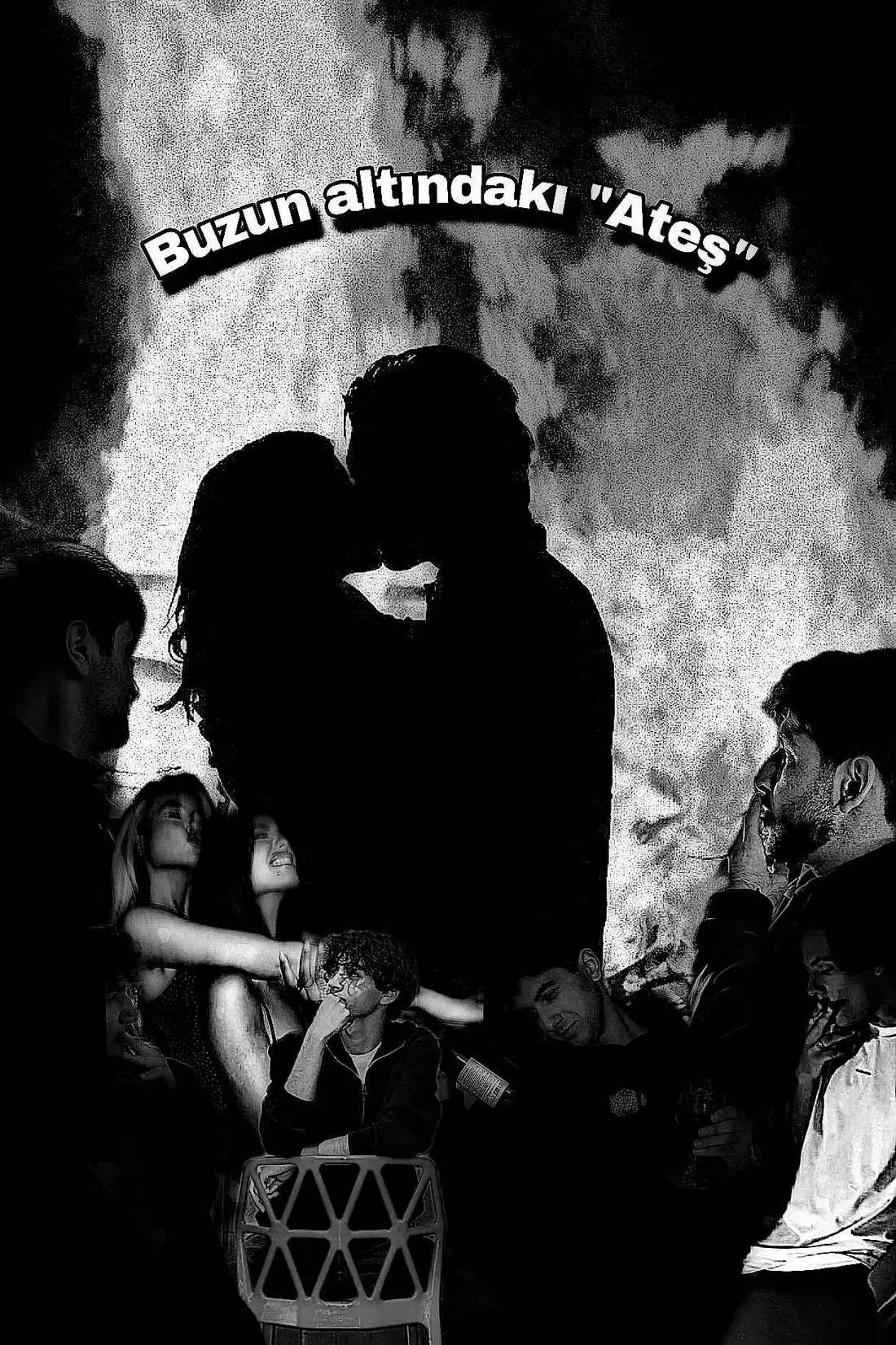 Buzun altındakı "Ateş" kitap kapağı
