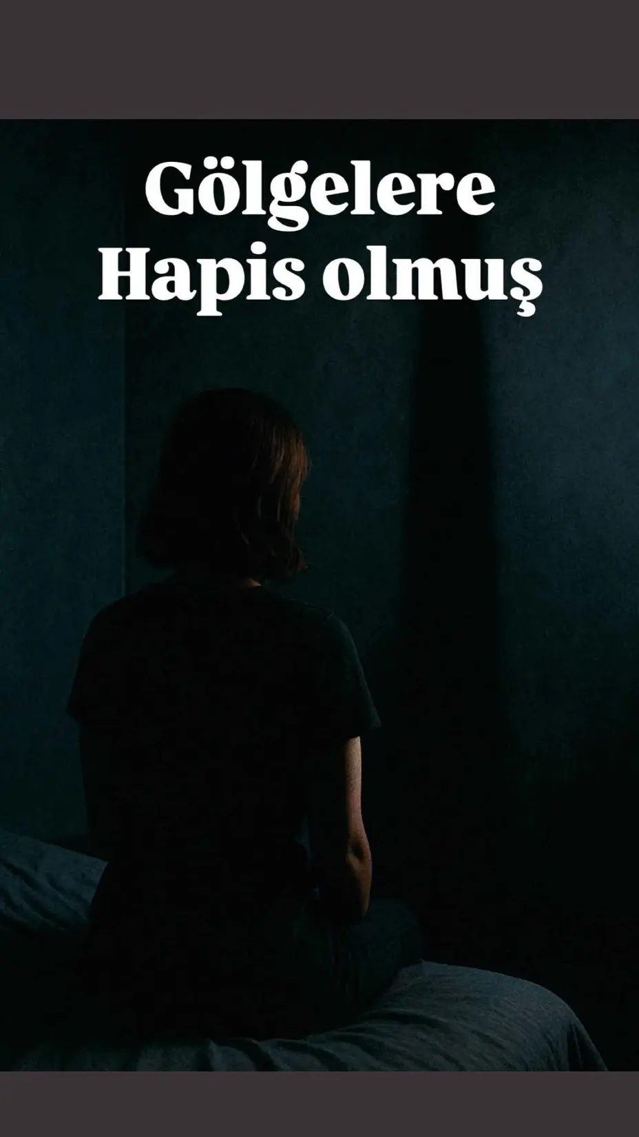 Gölgelere hapis olmuş kitap kapağı
