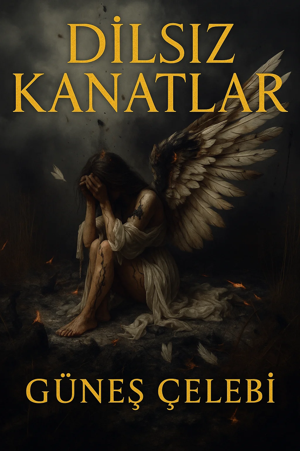 Dilsiz kanatlar kitap kapağı