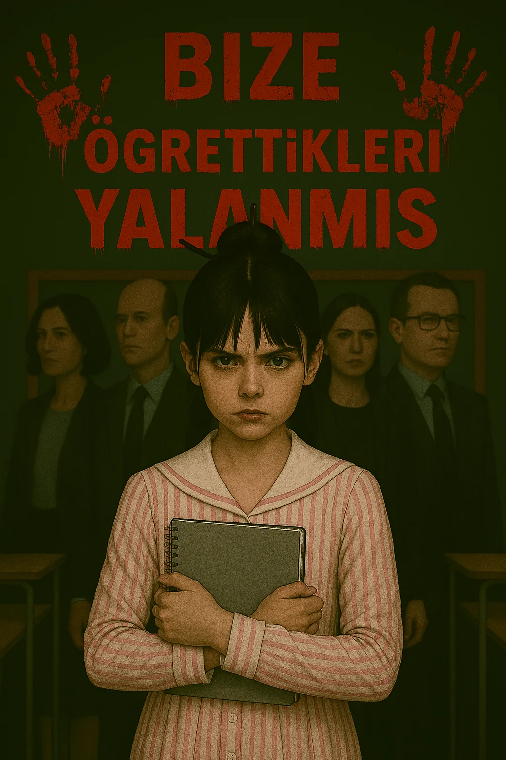 BİZE ÖĞRETTİKLERİ YALANMIŞ kitap kapağı