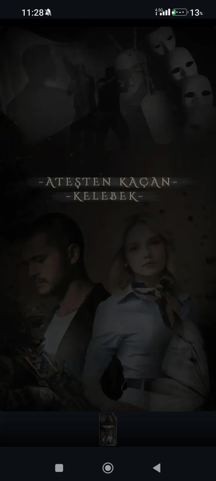 Ateşten Kaçan Kelebek kitap kapağı