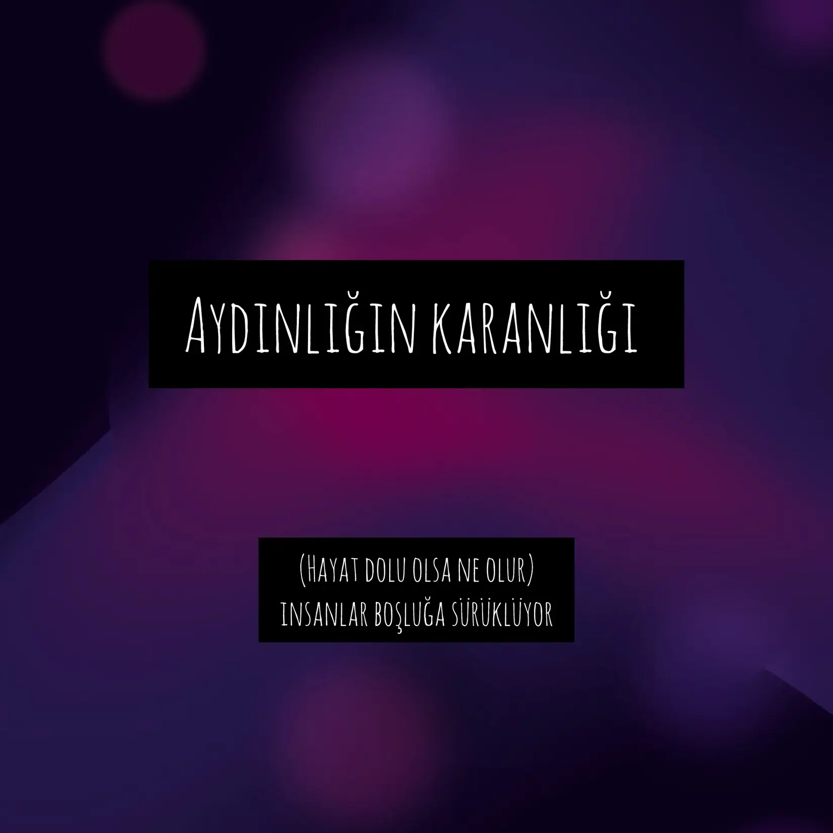 Aydınlığın karanlığı kitap kapağı