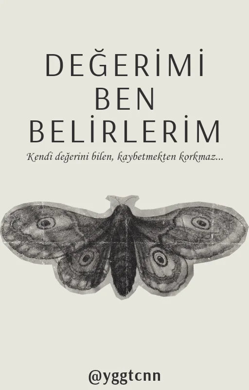 Değerimi Ben Belirlerim kitap kapağı