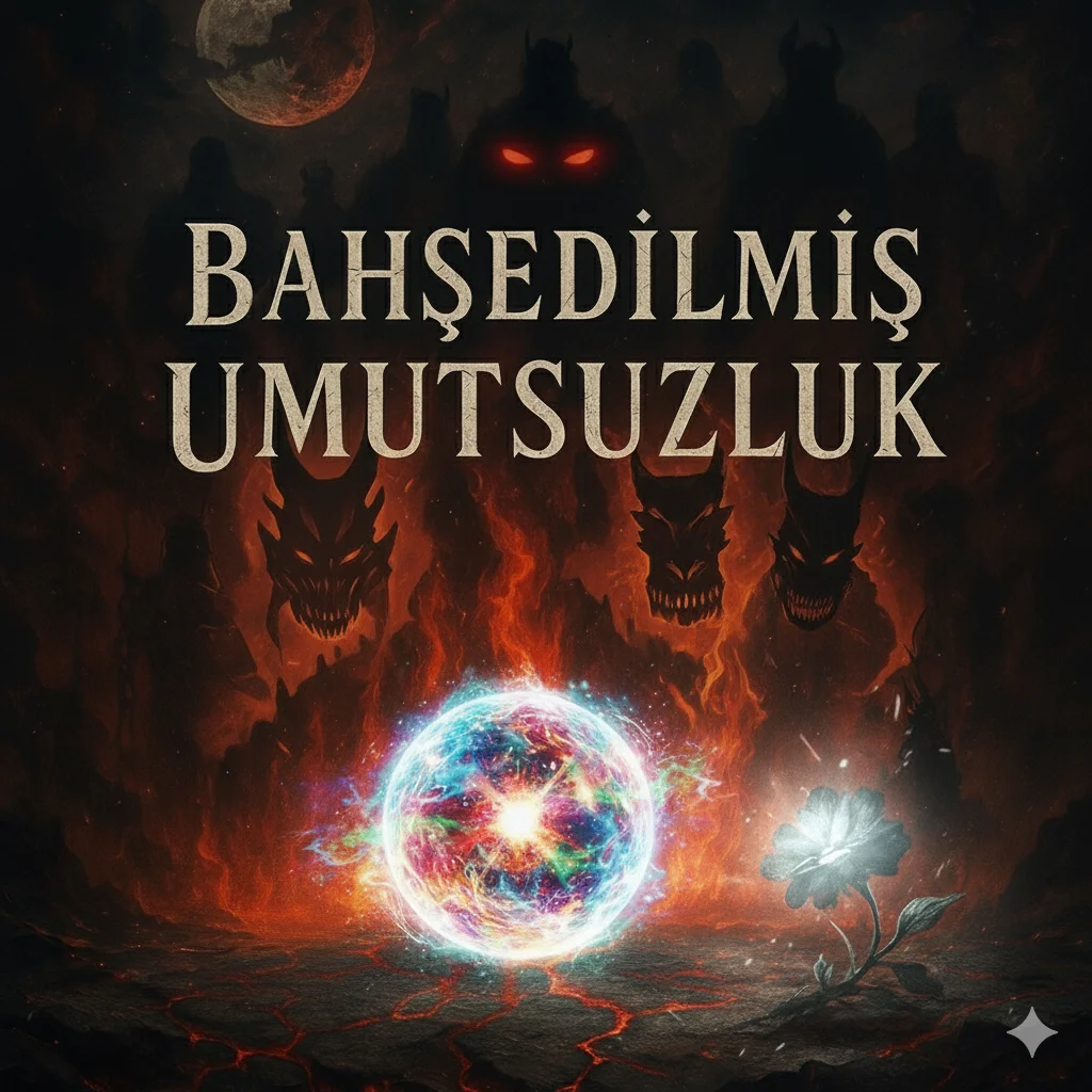 BAHŞEDİLMİŞ UMUTSUZLUK. kitap kapağı