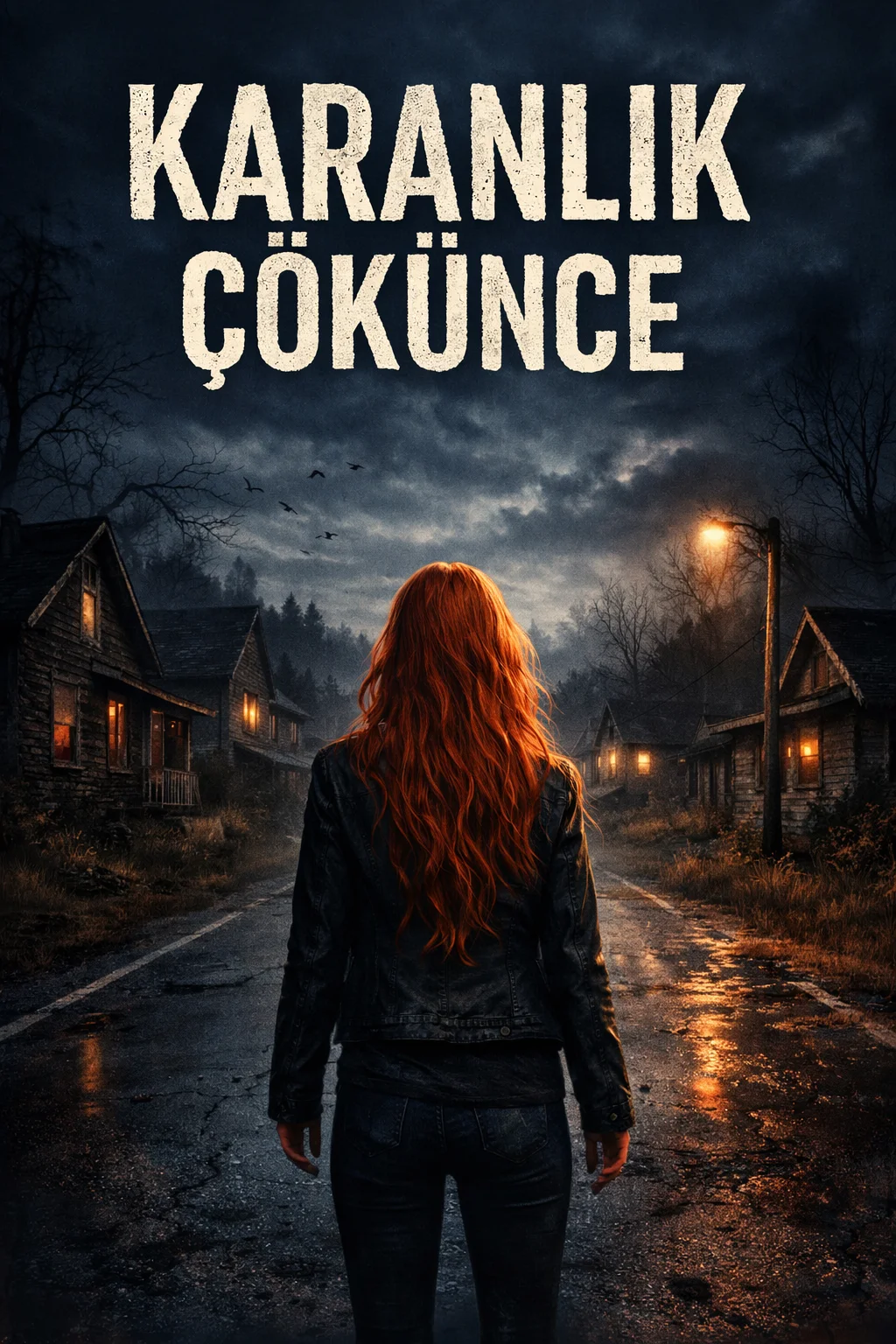 Karanlık çökünce kitap kapağı