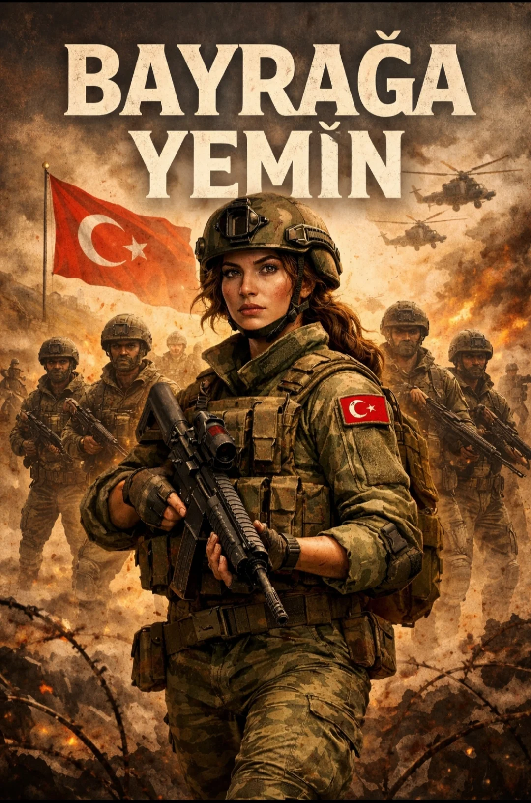 BAYRAĞA YEMİN kitap kapağı
