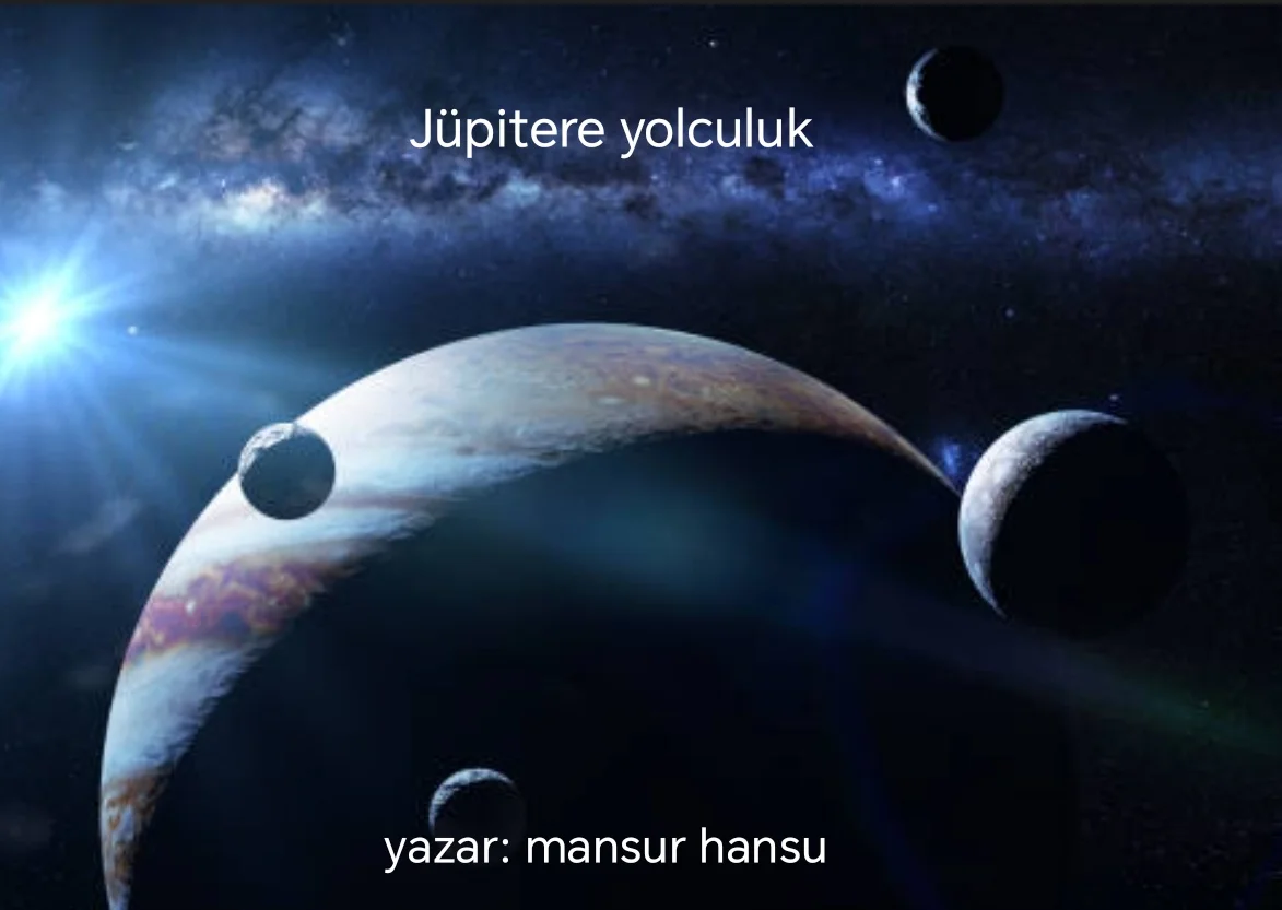 Jüpitere yolculuk kitap kapağı