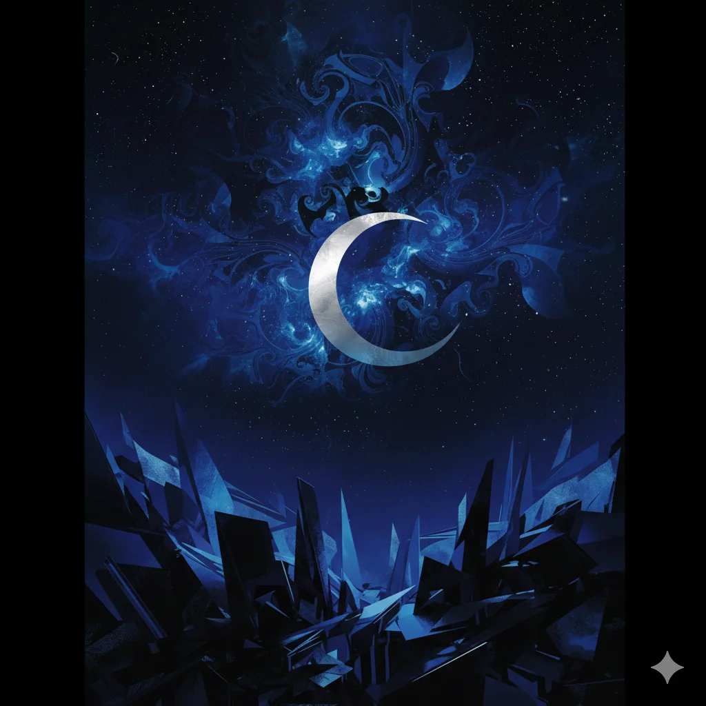 Mavi gece kitap kapağı