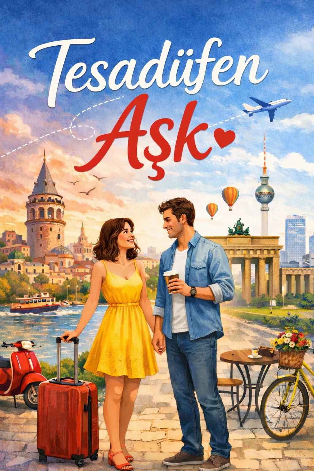 Tesadüfen aşk kitap kapağı