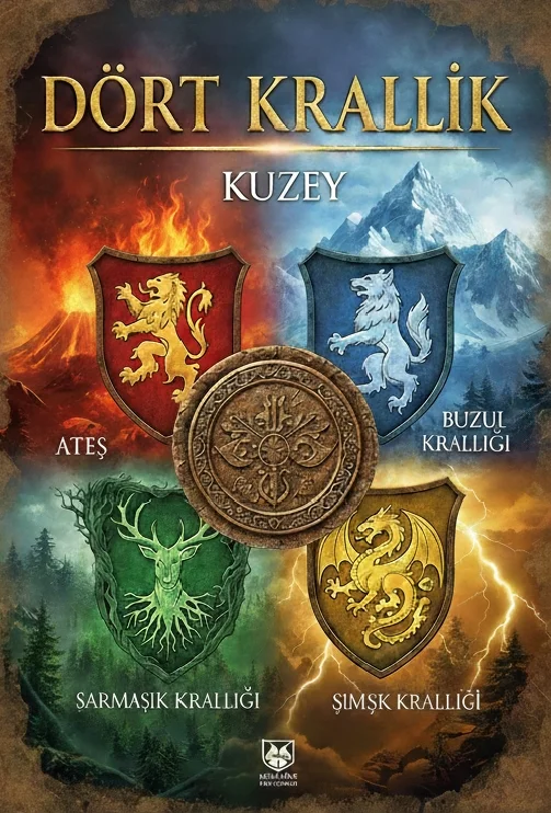 Dört krallık kitap kapağı