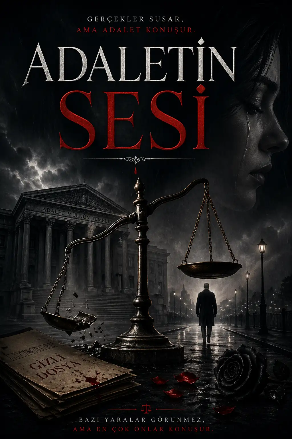 Adaletin sesi kitap kapağı