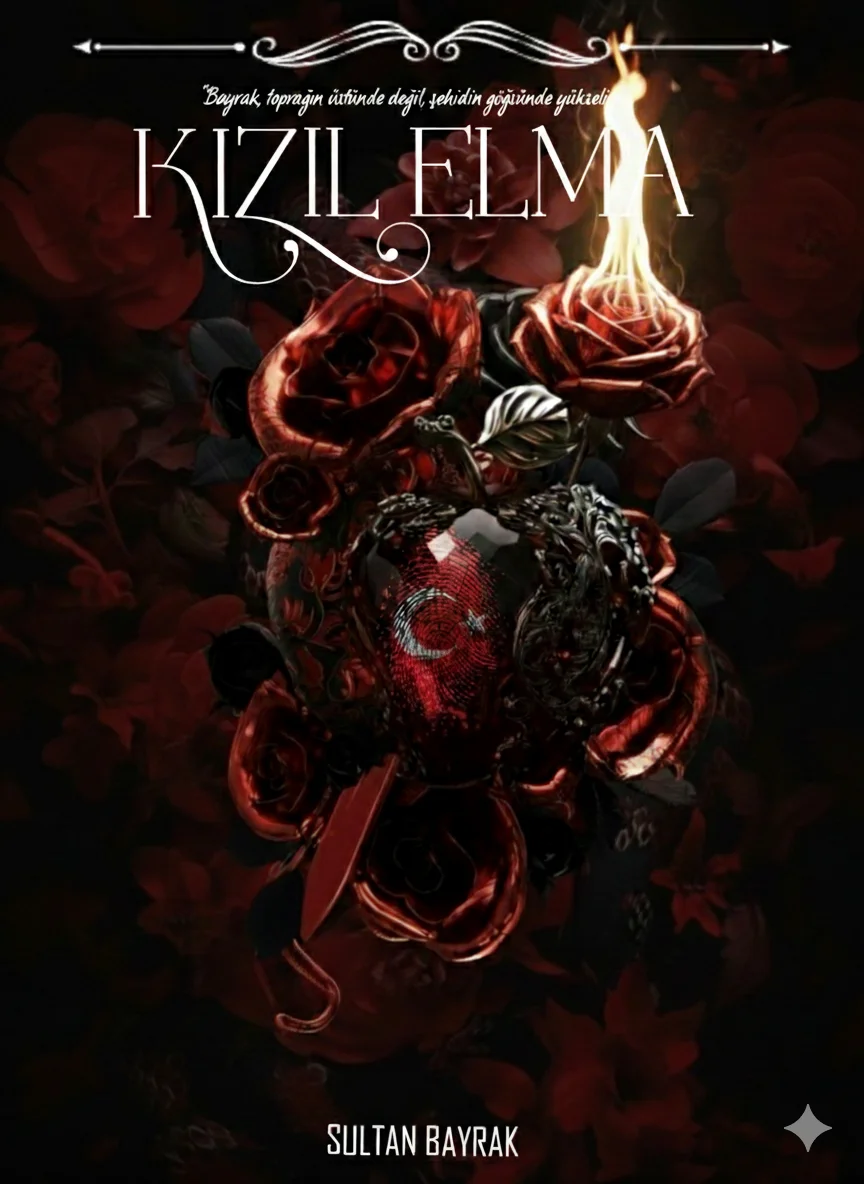 Kızıl elma kitap kapağı