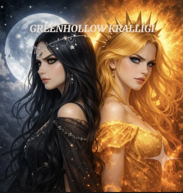 Greeenhollow krallığı kitap kapağı