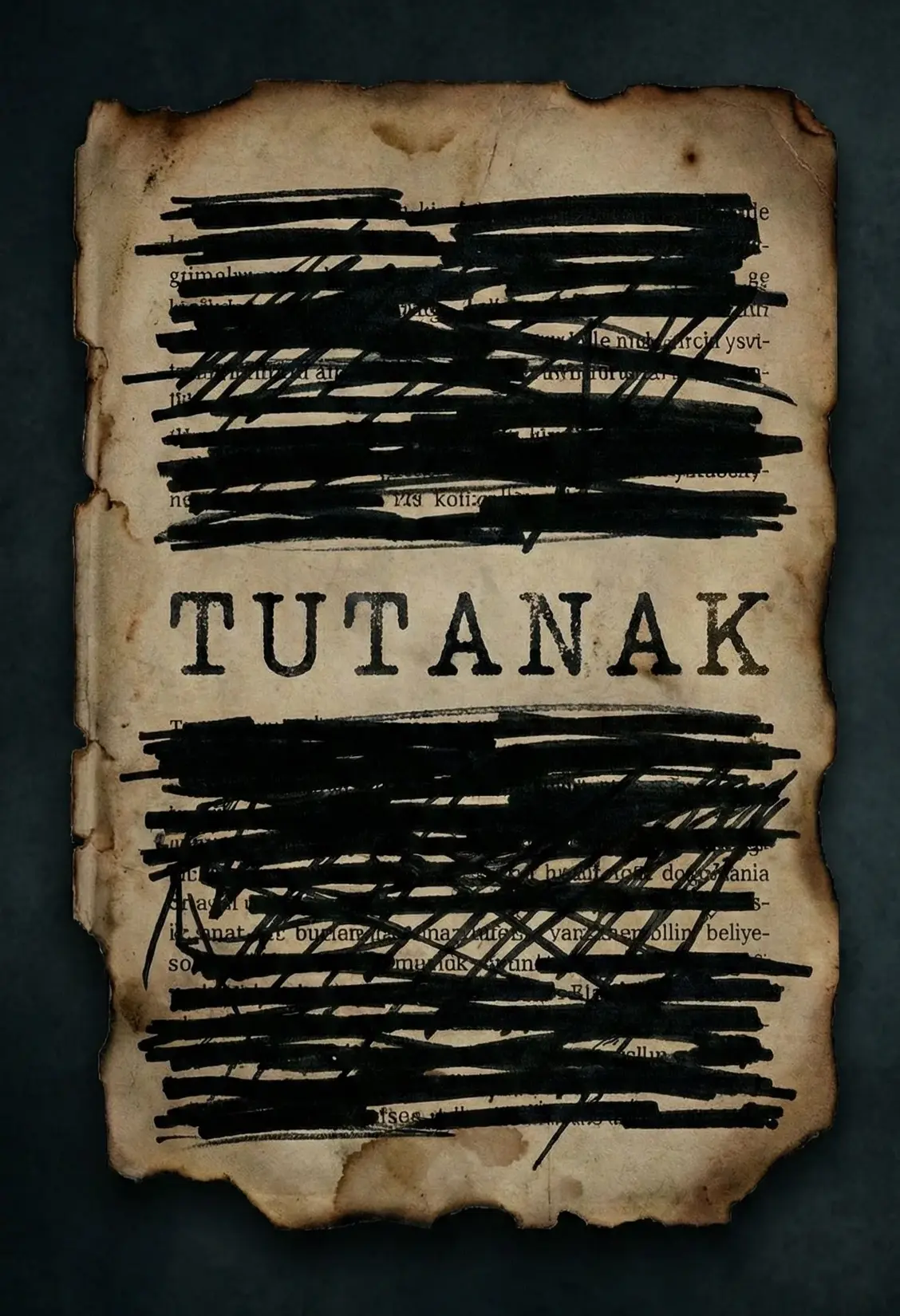 Tutanak kitap kapağı
