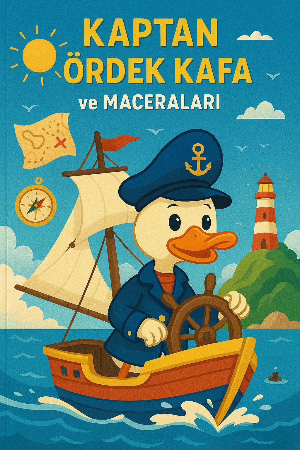 Kaptan Ördek Kafa ve Maceraları kitap kapağı