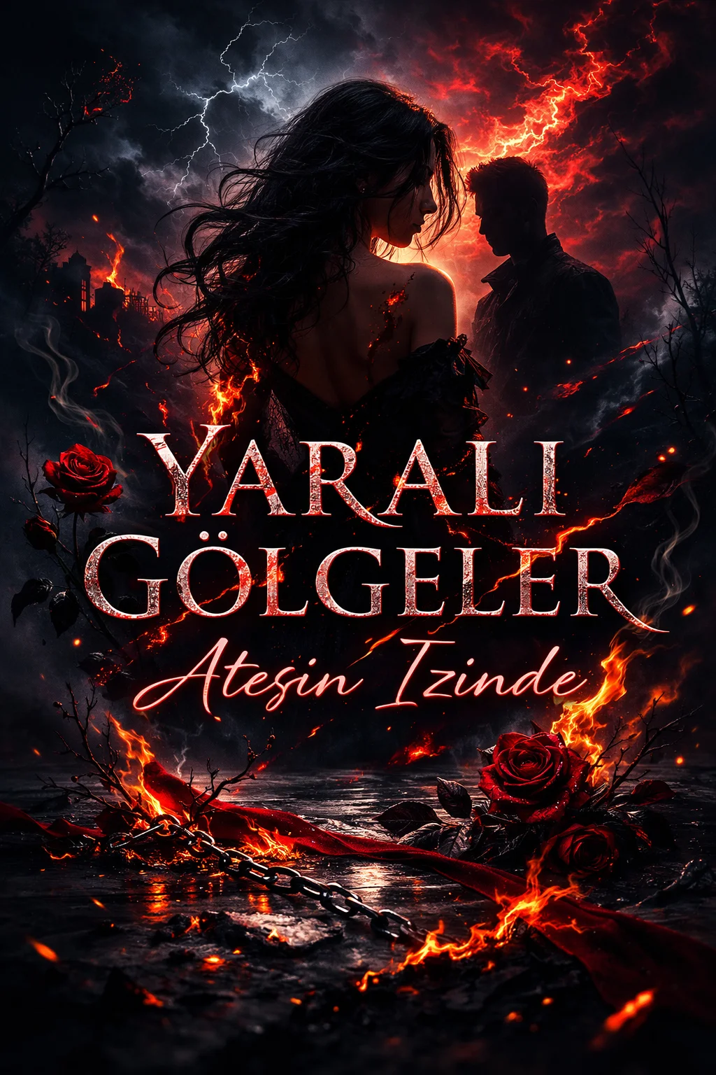 YARALİ GÖLGELER kitap kapağı