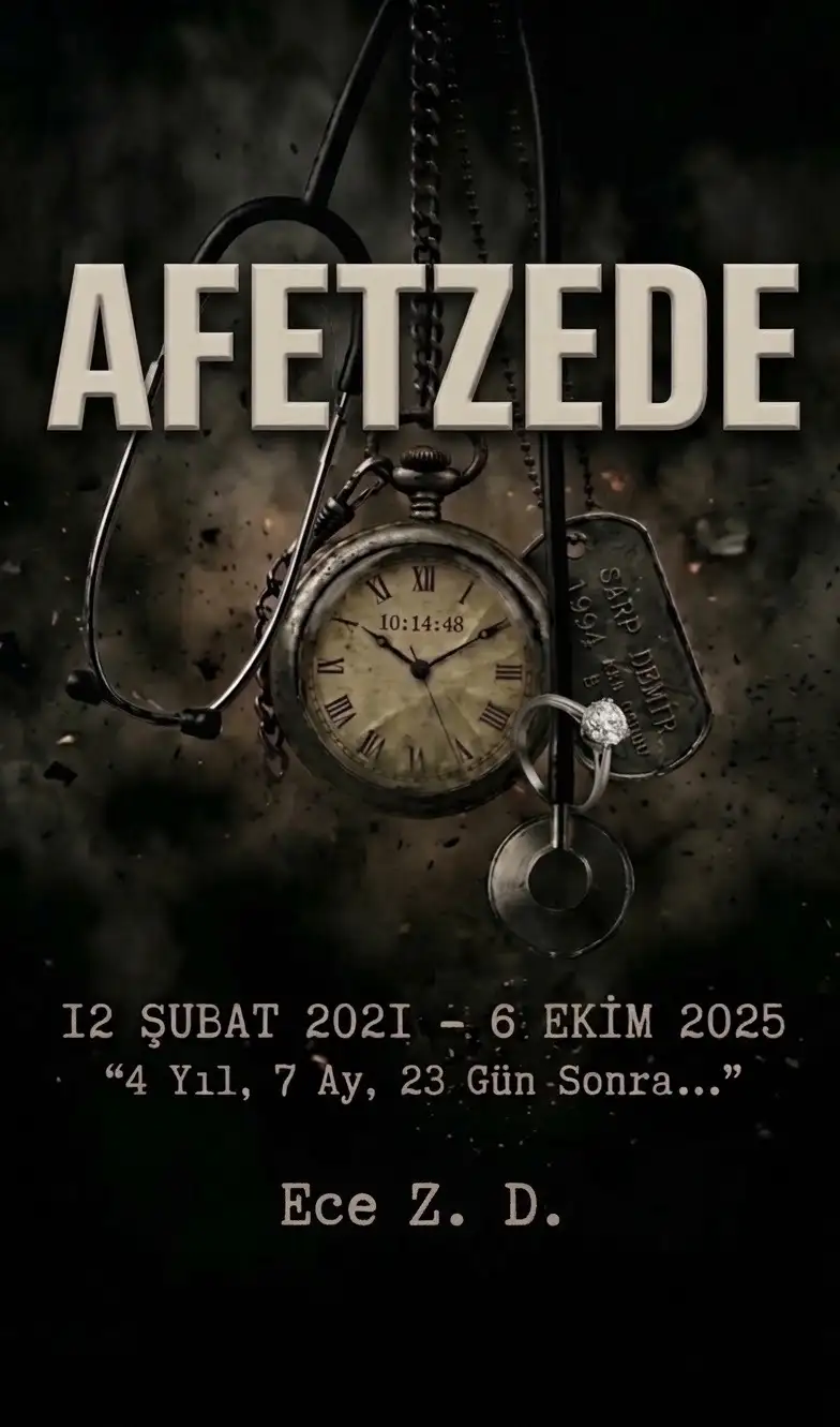 AFETZEDE kitap kapağı