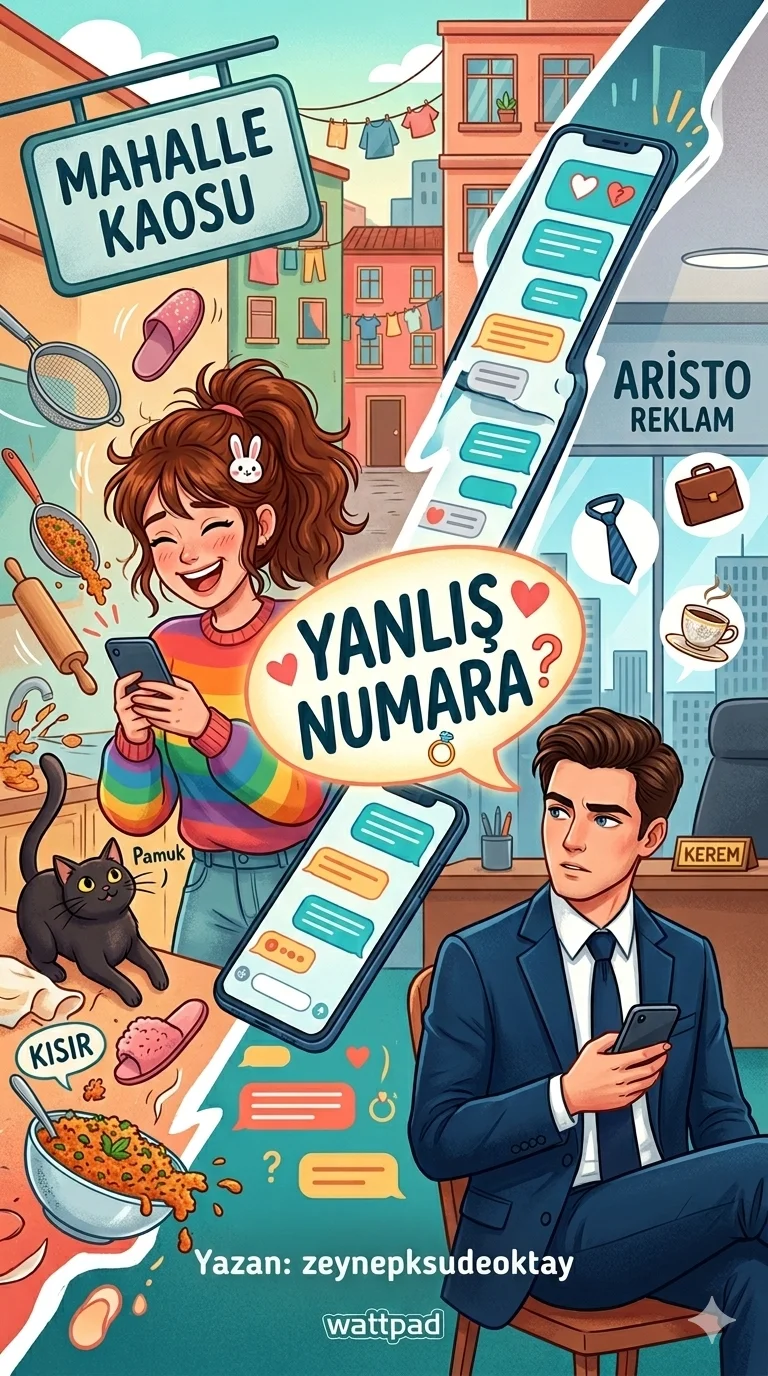 Yanlış numara kitap kapağı