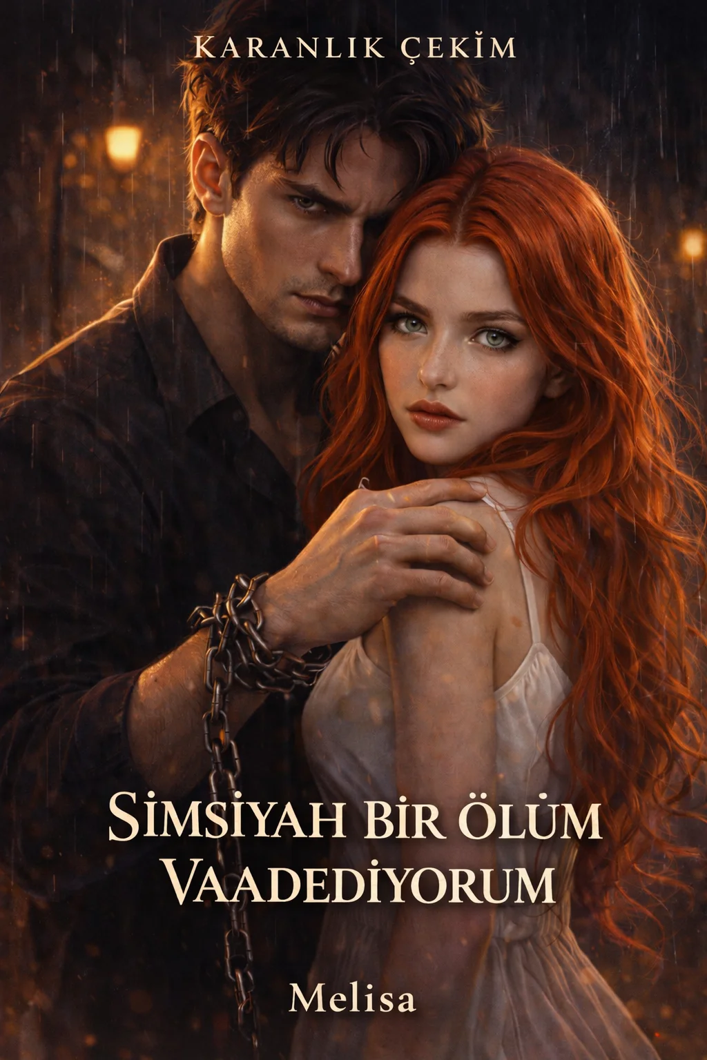 Simsiyah bir ölüm vaadediyorum kitap kapağı