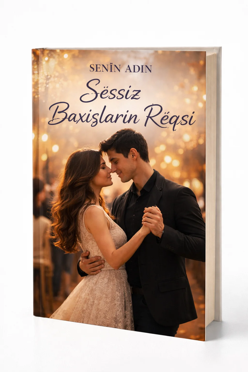 Sessiz baxışların rəqsi❤️‍🩹 kitap kapağı