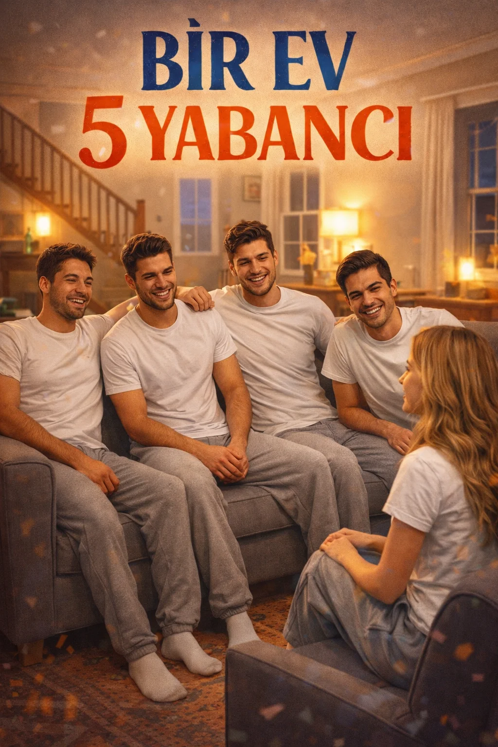 BİR EV 5 YABANCI kitap kapağı