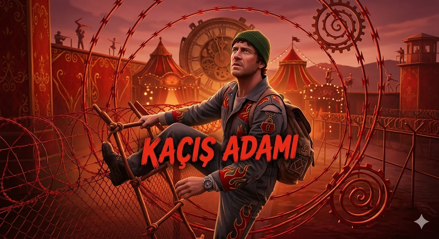 KAÇIŞ ADAMI kitap kapağı