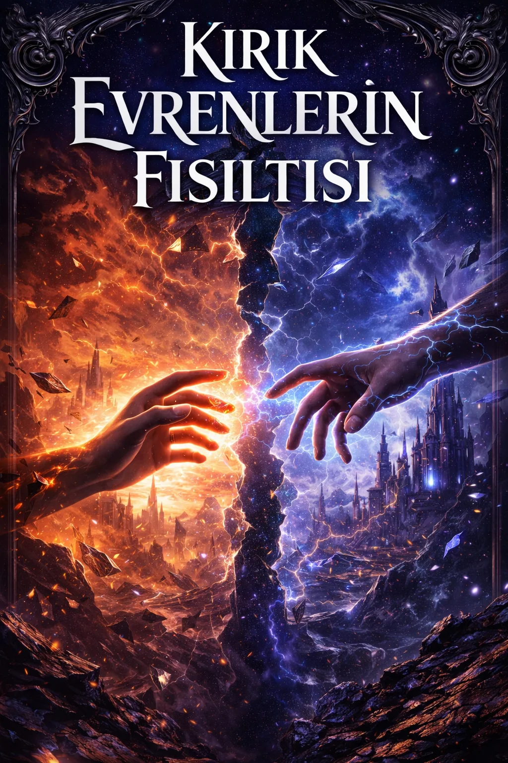 Kırık evrenlerin fısıltısı kitap kapağı