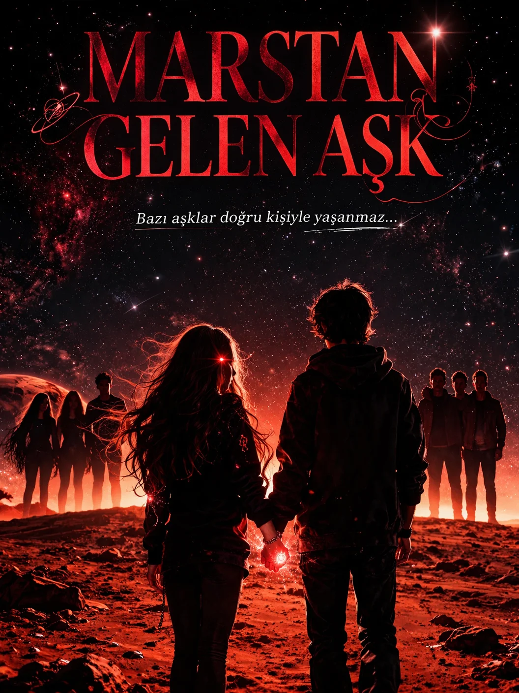 MARSTAN GELEN AŞK kitap kapağı
