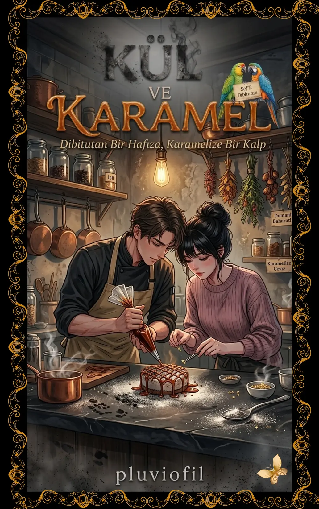 KÜL ve KARAMEL kitap kapağı