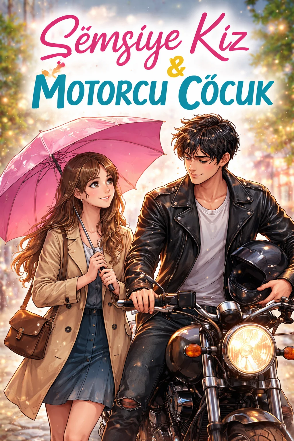 Şemsiyeli kız motorcu oğlan — Benim Hayatimda