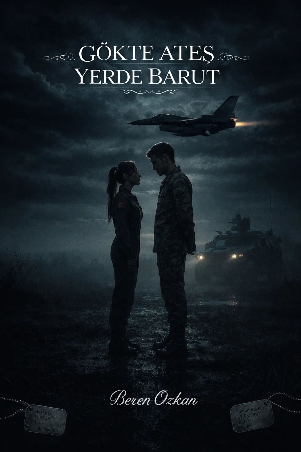 Gökte Ateş Yerde Barut kitap kapağı