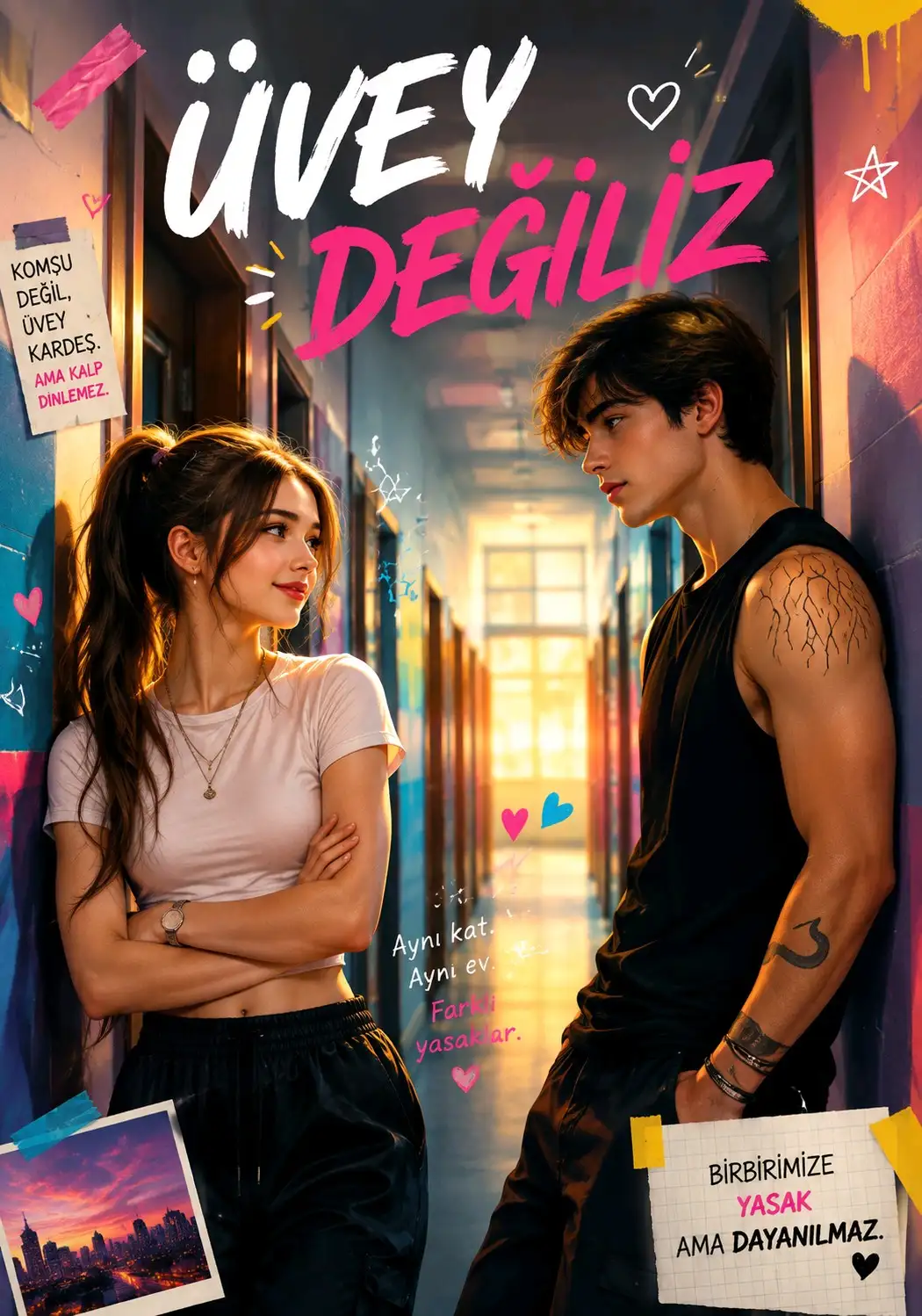 ÜVEY DEĞİLİZ kitap kapağı