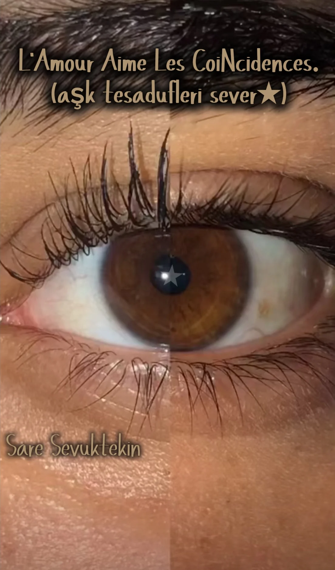 L'amour aime les coïncidences. — Sare Sevüktekin
