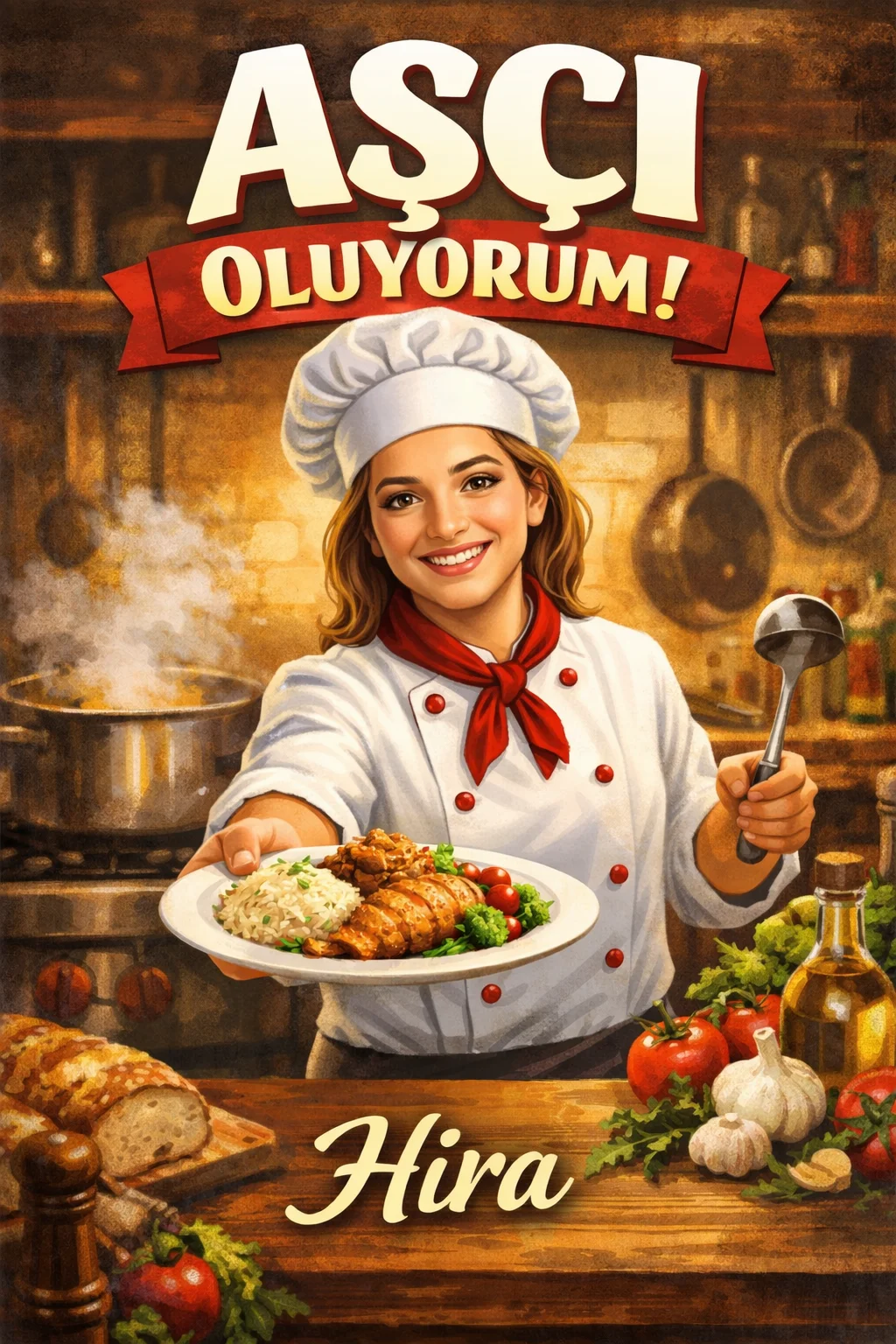 Aşçı oldum — Hira Ucy